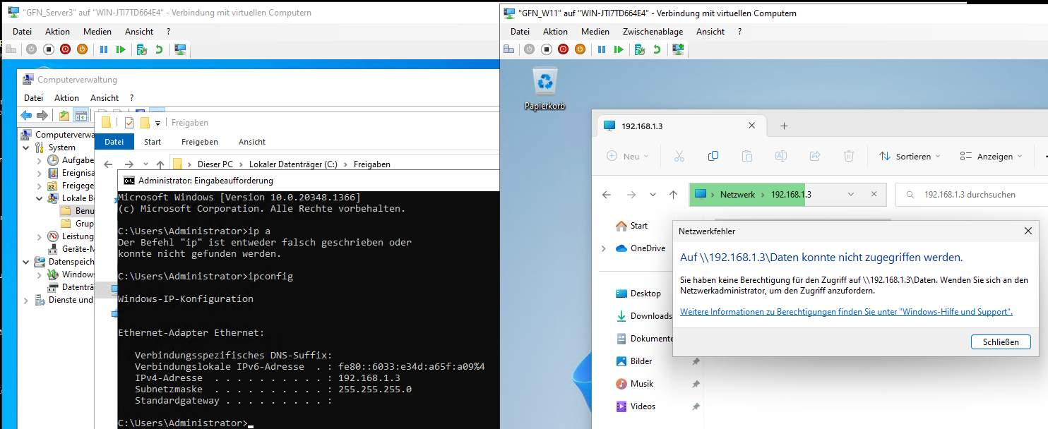 Windows Server File Sharing & NTFS Permissions Guide | Lab Tutorial ...