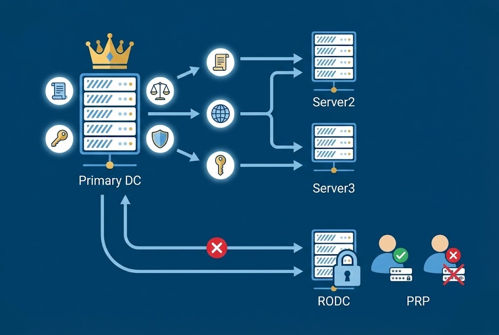 Active Directory Step-by-Step: FSMO Transfer & RODC Setup - TerminalNotes